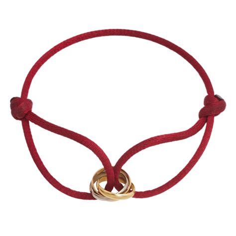 bracelet cartier trinity homme|trinity bracelet by cartier red.